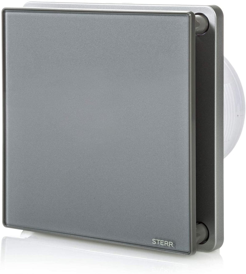 Grey Bathroom Extractor Fan with Timer 100 mm / 4" - BFS100T-G