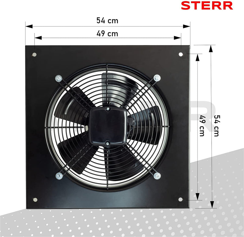 STERR Axial Fan 400 mm / 16'' - AXF400B