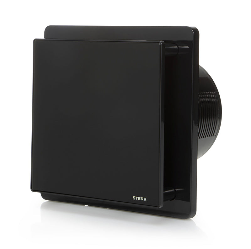 Matte Black Bathroom Extractor Fan with Hygrostat 125 mm / 5" - BFS125H-MB