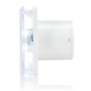 STERR BFS100LH - 100 mm Bathroom Extractor Fan, LED + Humidity Sensor, 90 m³/h, White