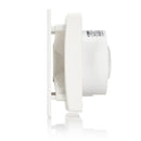 STERR BSL100H - 100 mm Compact Bathroom Fan, Humidity Sensor, 95 m³/h, White