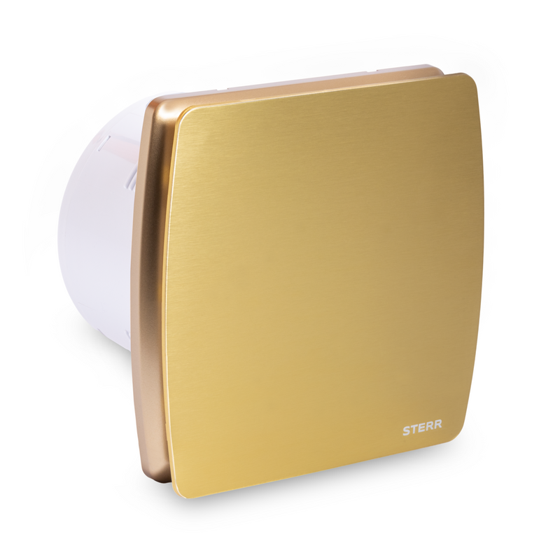 Gold quiet bathroom fan with Humidity Sensor - LFS150-QZH