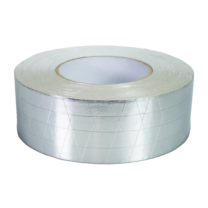 STERR - Strong Reinforced Aluminium Tape Aluminium Foil Tape Silver 50 mm x 50 M