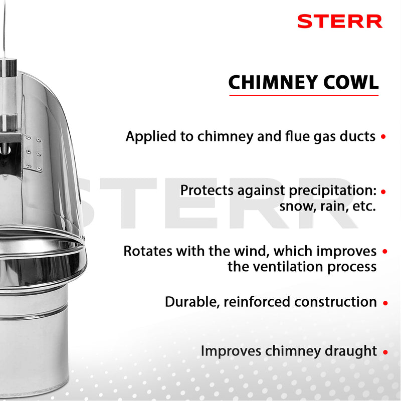 STERR - Chimney cowl with external bearing - CWL