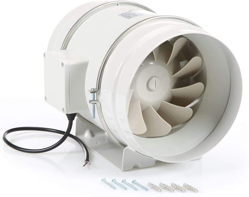 Quiet Duct Fan Inline Extractor 200 mm / 8'' - DFA200