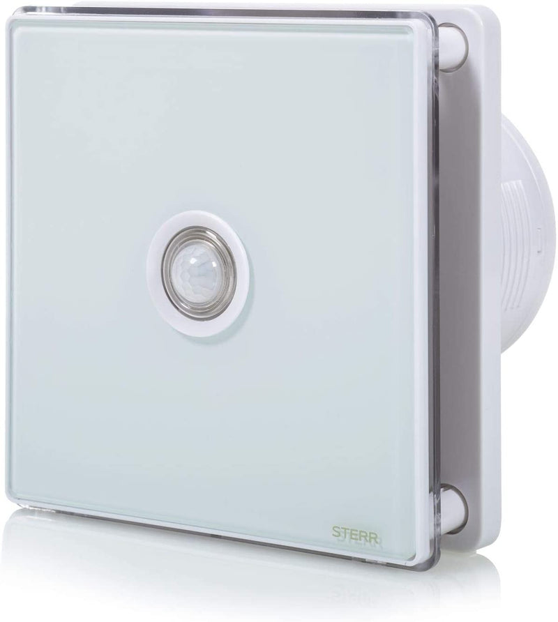 Bathroom Extractor Fan with LED Backlight and PIR Sensor 100 mm / 4" – BFS100LP