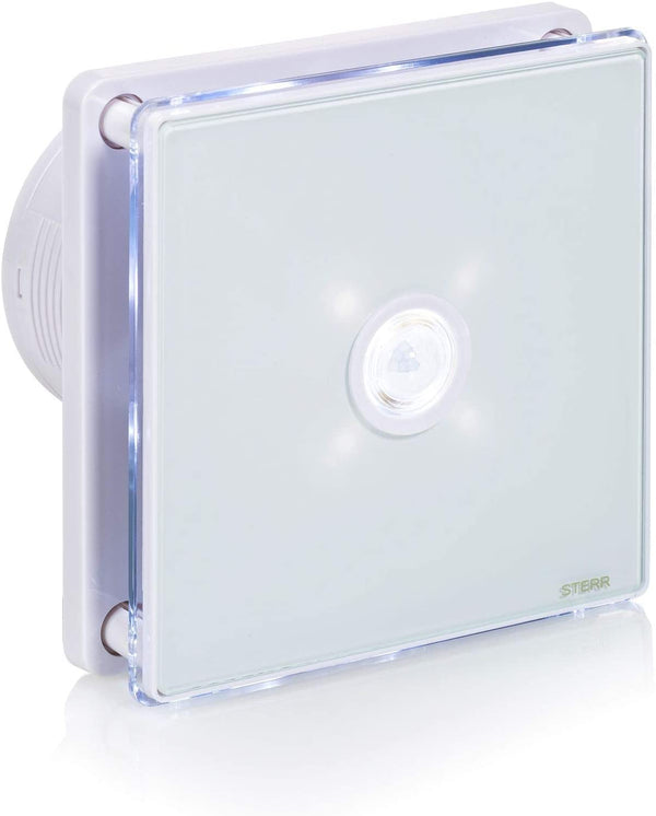 Bathroom Extractor Fan with LED Backlight and PIR Sensor 100 mm / 4" – BFS100LP